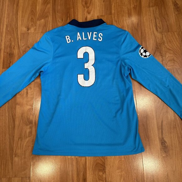 Bruno Alves Zenit St. Petersburg UEFA Champions League Match Worn Jersey - Picture 5 of 12